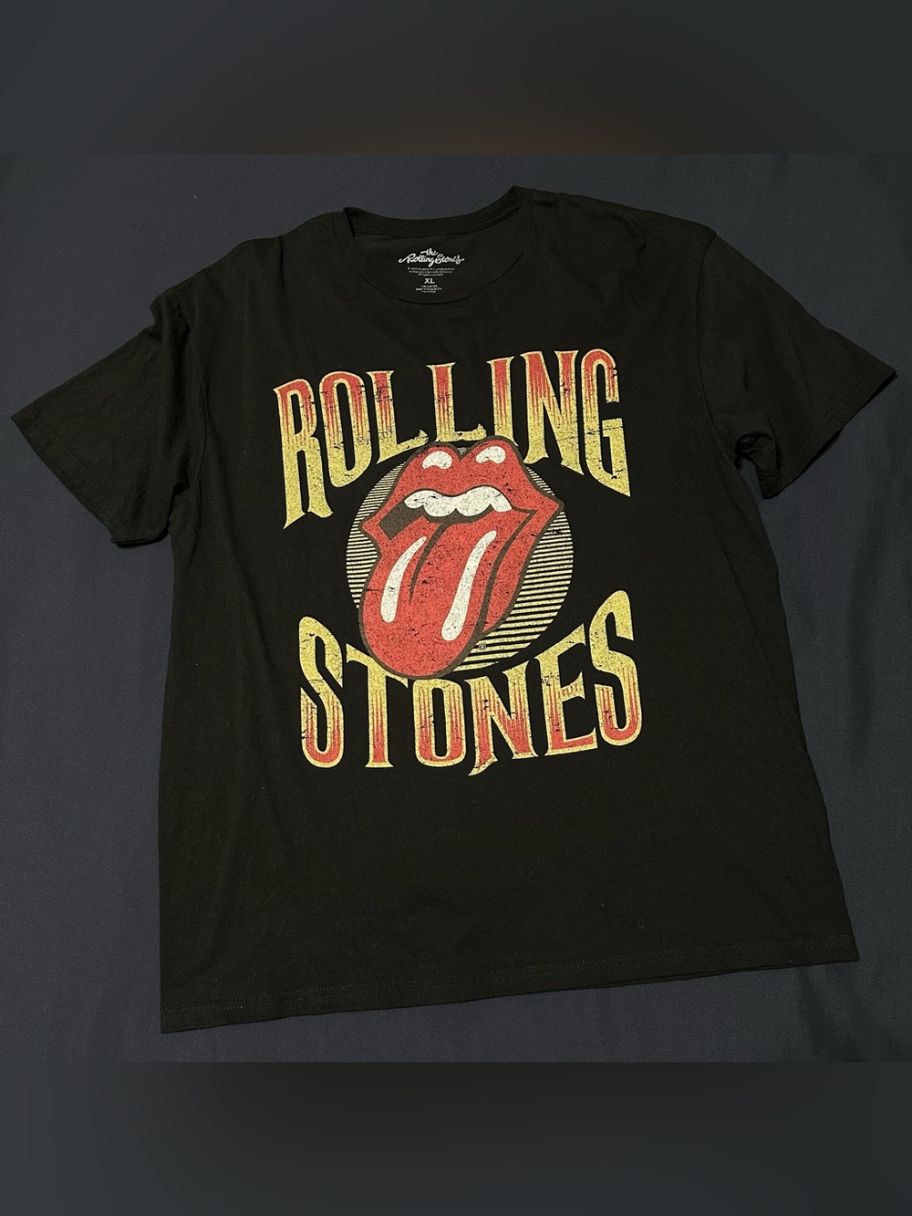Men’s Rolling Stones Graphic Tee - Black - Size XL